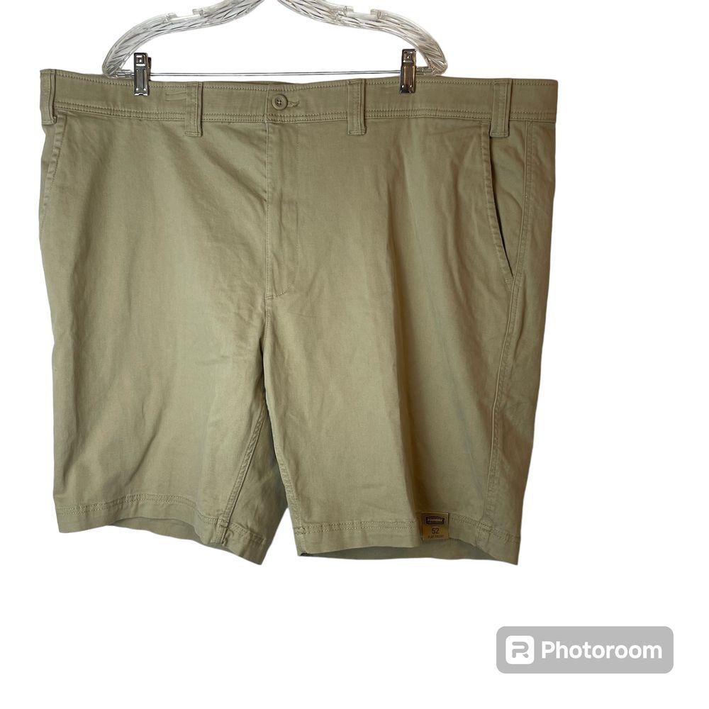 The Foundy Men's Everyday Casual Khaki Shorts Sz52 NWT Comfort Stretch Waistband
